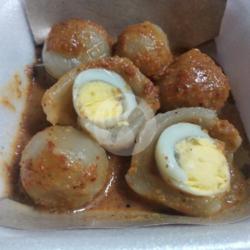 Cilok Telur Puyuh Bumbu Kacang