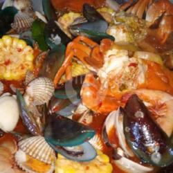 Seafood Mix Super Asam Manis (kepiting - Udang - Cumi - Kerang Dara - Kerang Hijau )