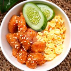 Rice Bowl Ayam Popcorn Thai Spicy