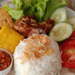 Paket Nasi Ayam Panggang Mentega Manis Gurih   Aqua Gelas