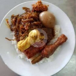 Nasi Campur Daging Ayam/ Lauk