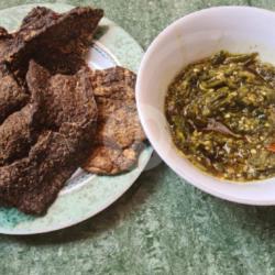 Paru Goreng Sambal Ijo