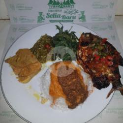Nasi Bawal Bakar