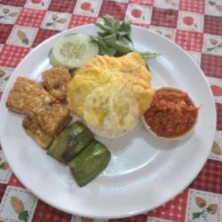 Sego Sambel Telor Tempe