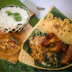 Nasi Pecel Sambel Tumpang Hati Ayam