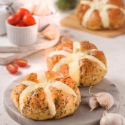 Korean Garlic Cream Cheese Bread