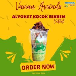 Alvokat Eskrim Kocok Coklat