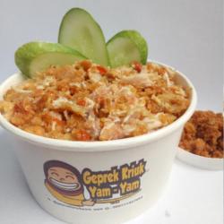 Nasi Daun Jeruk Ayam Geprek Kriuk