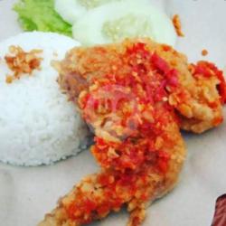 Ayam Geprek Sayap Sambal Geprek Nasi