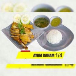 1/4 Ayam Garam   Nasi