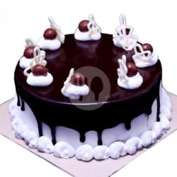 Tart Bulat Base Cake Coklat