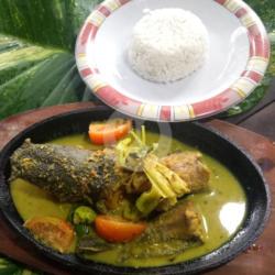 Lele Nyatnyat Kuah Curry  Nasi