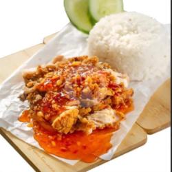 Paket Ayam Geprek Saus Bangkok