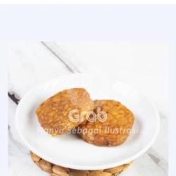 Lalapan Tempe Goreng   Nasi Biasa