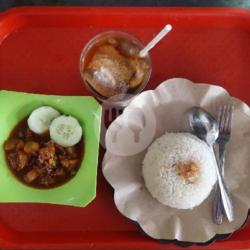 Paket Gongso Ayam (gongso Nasi Teh/es Teh)