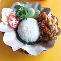 Paket 3 Nasi Ayam Crispy Geprek