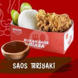 Nasi Ayam Crispy Saos Teriyaki