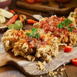 Lauk Ayam Crispy  Sambal  Cabe Ijo