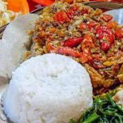 Nasi Geprek Telor