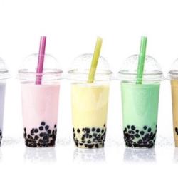 Boba Vanila Blue Milk