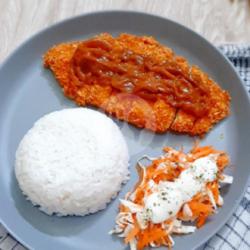 Paket Hemat Chicken Katsu Saus Pedas Original