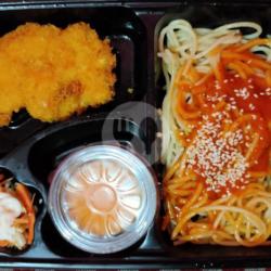 Bento Spageti Katsu