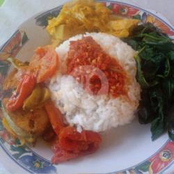 Nasi   Asam Padeh Tongkol   Sayur   Sambel