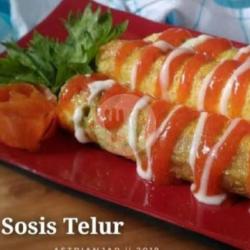 Sostel (sosis Telur) Saos Pedas