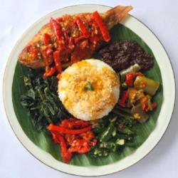 Paket Nasi Ikan Nila Balado