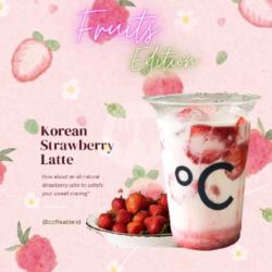 Korean Strawberry Latte