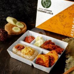 Paket Nasi Uduk Ayam Serundeng