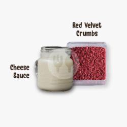 Cheese Sauce   Red Velvet Crumbs