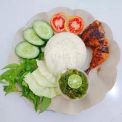 Ayam Bakar   Nasi Sambal Ijo