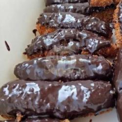 Pisang Kepok Goreng Crispy Coklat Lumer