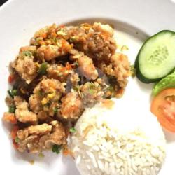 Nasi Ayam Cabe Garam