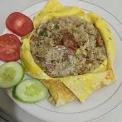 Nasi Goreng Cabe Hijau Kembang Telur