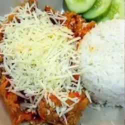 Panas Ayam Geprek Keju