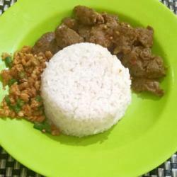 Nasi Sambel Oseng Rempelo Ati