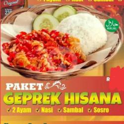 Paket Duo Ayam Geprek Hisana