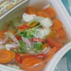 Sayur Bening Sawi Putih Wortel