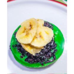 Surabi Pandan Coklat   Pisang