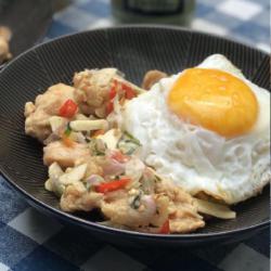 Chicken Sambal Matah Rice Bowl