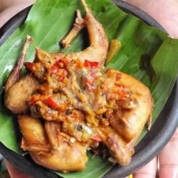 Burung Puyuh Penyet Tanpa Nasi