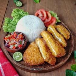 Nasi Chicken Katsu Sambal Matah