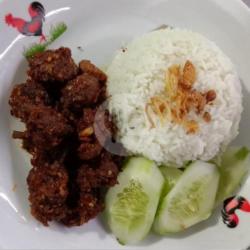 Nasi   Bebek Rica Rica Cincang Kecil Khas Madura