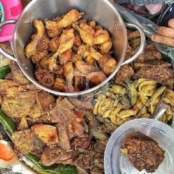 Nasi Bhuk Lauk Limpa   Usus Sapi