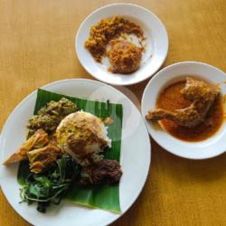 Nasi Ayam Bakar / Gulai / Goreng   Perkedel