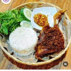 Nasi Bebek Laos Sambal Bawang