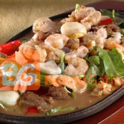 Hotplate Kangkung Seafood