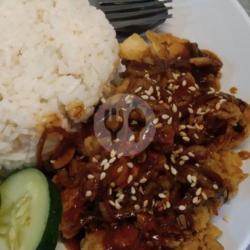 Nasi Ayam Geprek Teriyaki